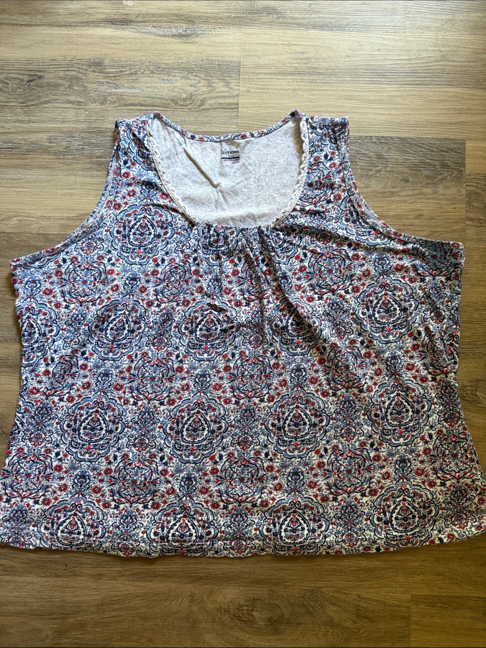 Basic Editions Red, White and Blue 3X Tank